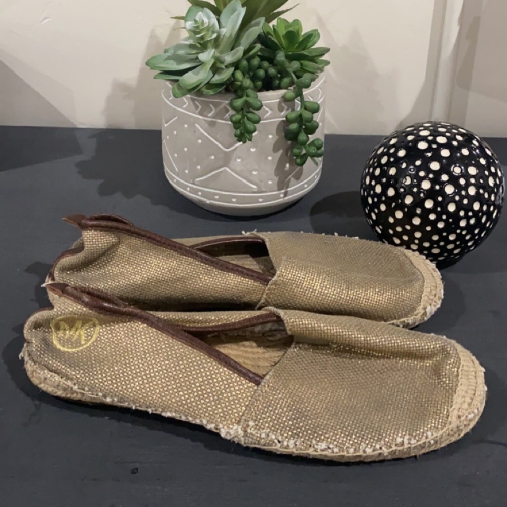 Michael Kors Espadrilles Gold
